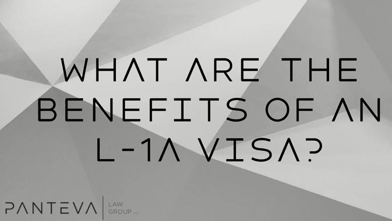 What Are The Benefits Of An L-1A Visa? | Panteva Law Group, LLC